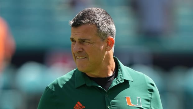 Mario Cristobal head coach Miami Hurricanes - Sep. 10, 2022